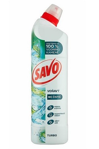 Savo WC čistič Turbo 750ml | Čistící, dezinf.prostř., dezodoranty - Přípravky na WC - Čističe WC Savo WC čistič Turbo 750ml | Čistící, dezinf.prostř., dezodoranty - Přípravky na WC - Čističe WC